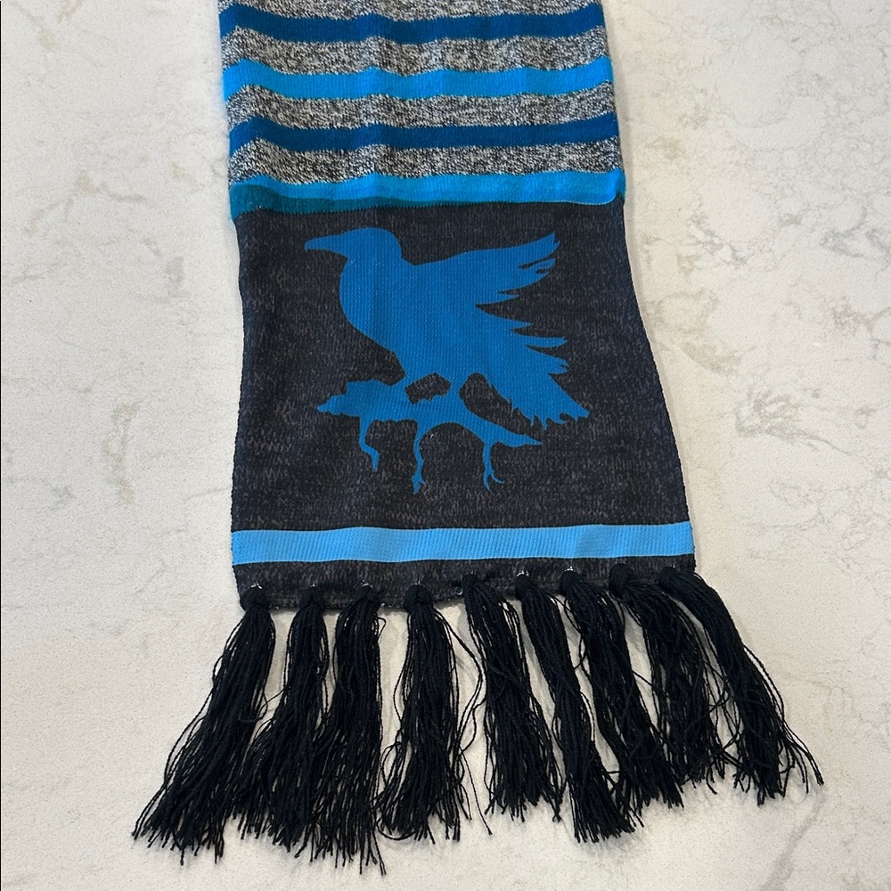 Harry Potter Ravenclaw House Knit Winter Scarf - Picture 3 of 10